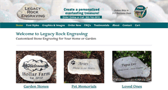 Desktop Screenshot of legacyrockengraving.com